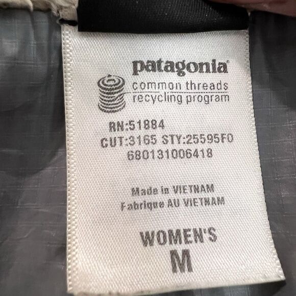 Patagonia Jacket Los Gatos Fleece Women's M Beige Tan Cozy Zip Outdoor Warm - Picture 13 of 13